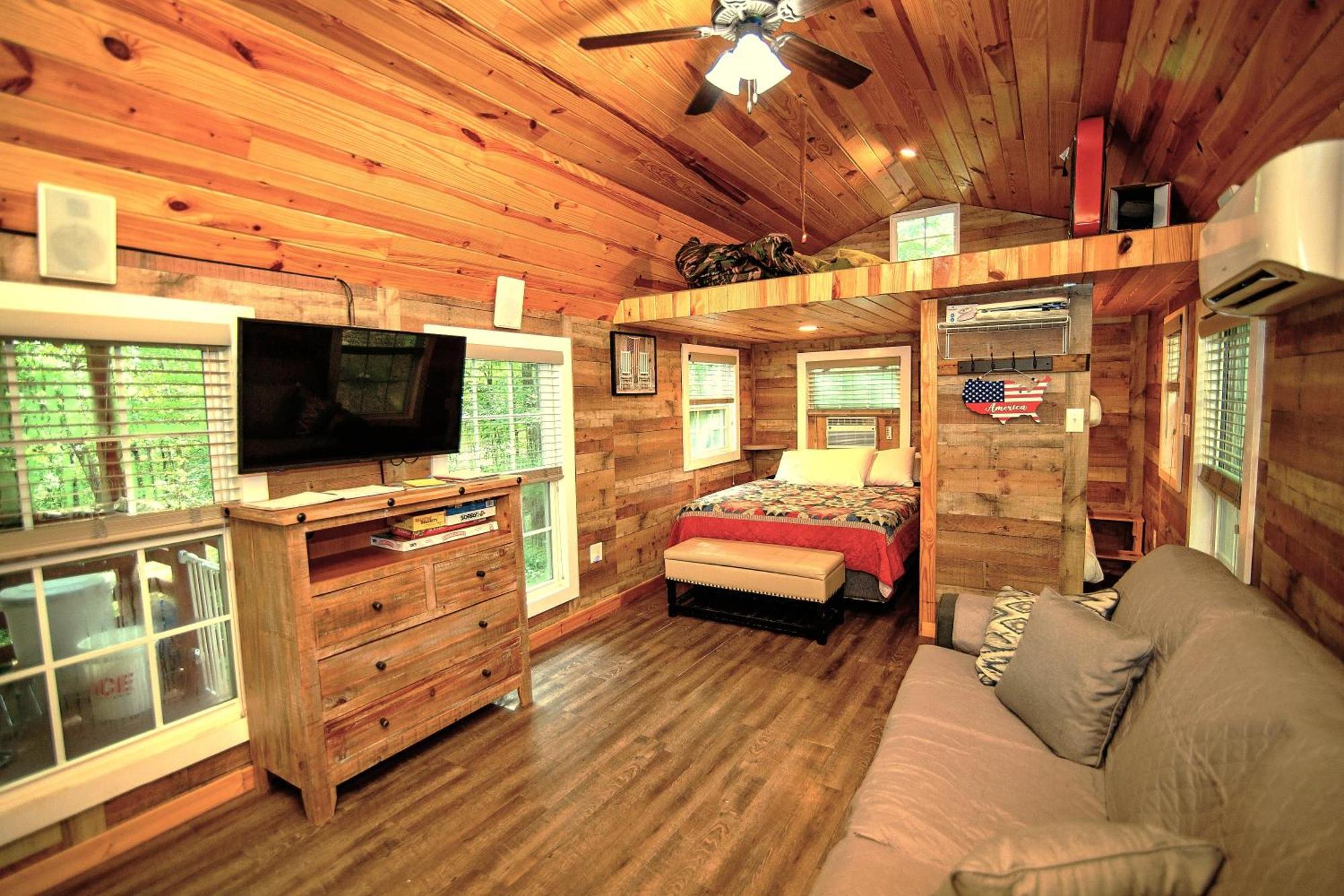 The Americana - Parker Creek Bend Cabins Murfreesboro Luaran gambar